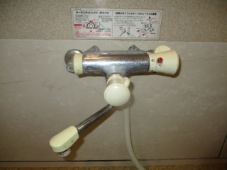 ＴＯＴＯ　浴室水栓　TBV03401J-KJ 施工前