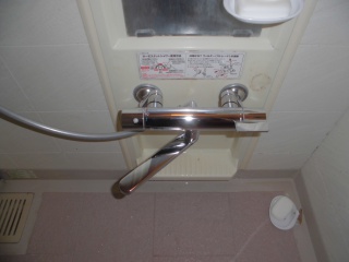 TOTO　浴室水栓　TBV03401J-KJ 施工後