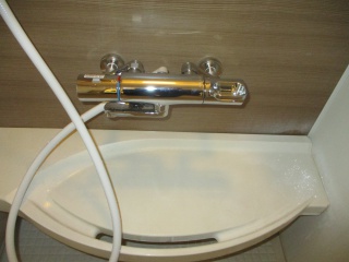 LIXIL　浴室水栓　BF-WM147TSG-KJ 施工後