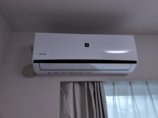 シャープ　ルームエアコン　AIRCON-2017-06-AR-KJ 施工後