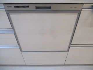 リンナイ　食器洗い乾燥機　RSW-404A-SV-KJ-N 施工後