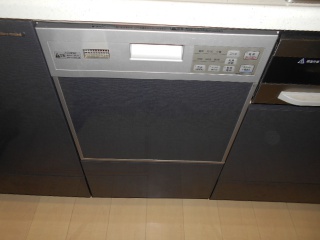 三菱　食器洗い乾燥機　EW-45R2B-KJ 施工前
