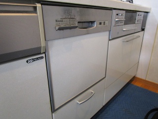 リンナイ　食器洗い乾燥機　RKW-404C-SV-KJ 施工前