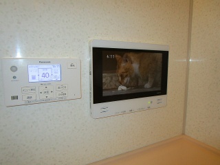 ツインバード　浴室テレビ　VB-BS125W-KJ 施工後