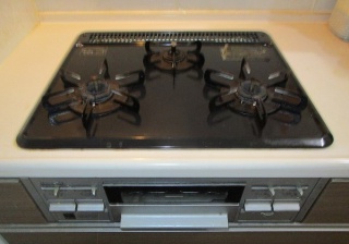 パロマ　ビルトインコンロ　PD-N36-13A 施工前