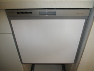 クリナップ　食器洗い乾燥機　ZWPP45R14LDS-E-KJ 施工後