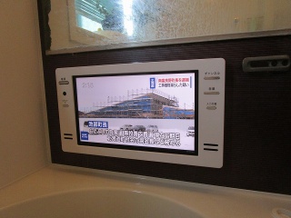 ツインバード　浴室テレビ　VB-BS167W-KJ 施工後
