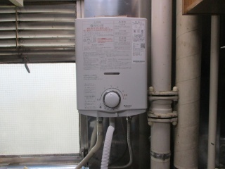 パロマ　瞬間湯沸器　PH-5BV-13A–KOJI 施工後