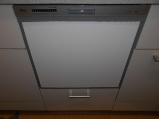 リンナイ　食器洗い乾燥機　RKW-404A-SV 施工後