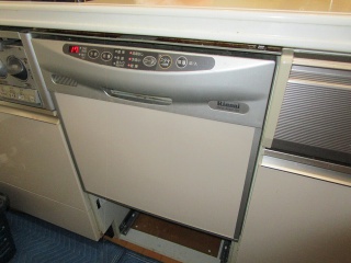 リンナイ　食器洗い乾燥機　RSW-404LP-KJ 施工前