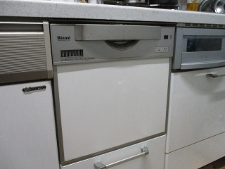 リンナイ　食器洗い乾燥機　RSW-404LP-KJ 施工前