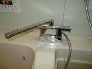 ＴＯＴＯ　浴室水栓　TBV03423J-KJ 施工後