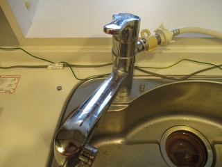 LIXIL　キッチン水栓　JF-AJ461SYXBV-JW-KJ 施工前