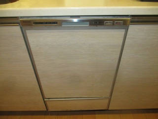 リンナイ　食器洗い乾燥機　RSW-F402C-SV-KJ 施工前
