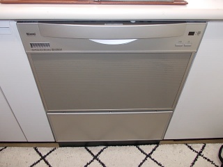 リンナイ　食器洗い乾燥機　RKW-601C-SV-KJ 施工後