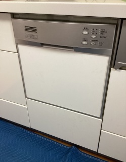 クリナップ　食器洗い乾燥機　ZWPP45R21LDS-E-KJ 施工前