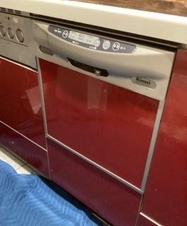 リンナイ　食器洗い乾燥機　RSW-405AA-SV-KJ　　 施工前