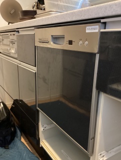 リンナイ　食器洗い乾燥機　RSW-405LP-KJ 施工前
