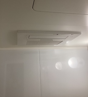 リンナイ　ガス温水式浴室乾燥機　RBH-C4102K3P-KJ 施工後
