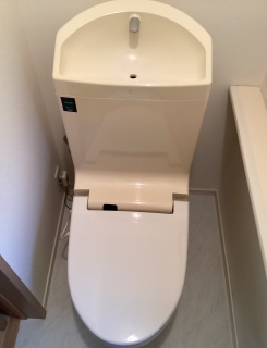 パナソニック　トイレ　TSET-AS1-WHI 施工前