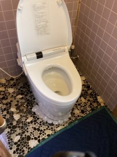 TOTO　トイレ　TSET-NEA1-WHI-R 施工前