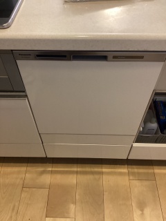 パナソニック　食器洗い乾燥機　NP-45MS9W 施工後