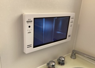 ツインバード　浴室テレビ　VB-BB162W 施工後