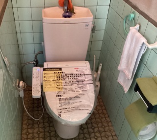 ＴＯＴＯ　温水洗浄便座　TCF6623-NW1-KJ 施工後