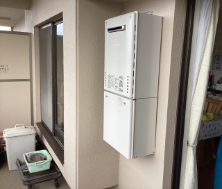 ノーリツ　ガス給湯器　BSET-N0-055-LPG-20A 施工後