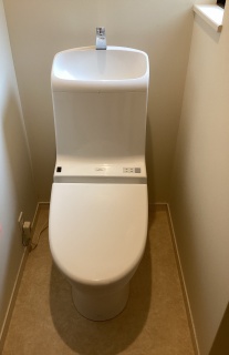 TOTO　トイレ　TSET-QRSB-WHI-1 施工前
