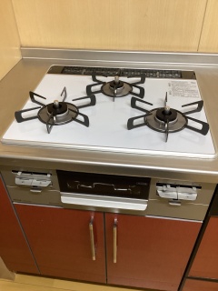 リンナイ　ビルトインコンロ　RS31W36P49RVW-13A 施工後