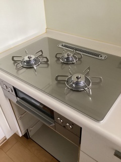 パロマ　ビルトインコンロ　PD-893WT-U75GH-13A 施工後