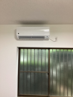 シャープ　ルームエアコン　AIRCON-08-AR-KJ 施工後