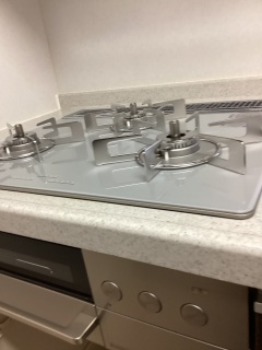 リンナイ　ビルトインコンロ　RHS31W38M14RNSTW-13A 施工後