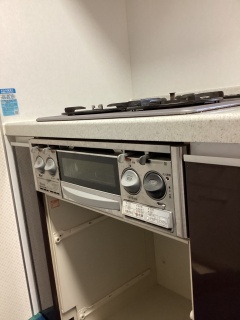 リンナイ　ビルトインコンロ　RHS31W38M14RNSTW-13A 施工前