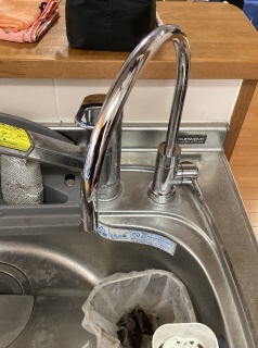 三菱ケミカル　浄水器　A113HU-KJ 施工後