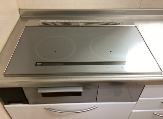 パナソニック　IHクッキングヒーター　KZ-A1W7S 施工後