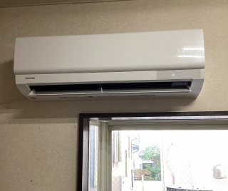 東芝　ルームエアコン　AIRCON-2016-06-KJ 施工後