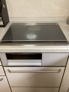 パナソニック　IHクッキングヒーター　F-IH-2IHR-S-60-S-KJ 施工後