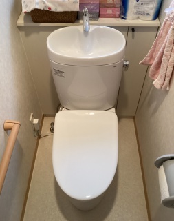 ＴＯＴＯ　トイレ　TSET-EXF1A-WHI-1 施工後