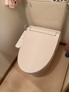 LIXIL　温水洗浄便座　CW-KB31-BN8 施工後