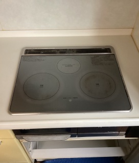 パナソニック　IHクッキングヒーター　F-IH-2IHR-S-60-S-KJ 施工前