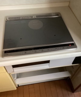 パナソニック　IHクッキングヒーター　F-IH-2IHR-S-60-S-KJ 施工後