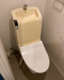 パナソニック　トイレ　TSET-AS1-WHI 施工前