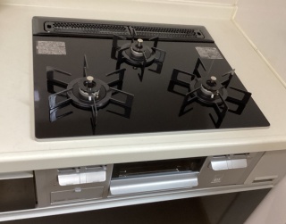 ハーマン ビルトインコンロ DG32V3VP1SV-13A 施工後