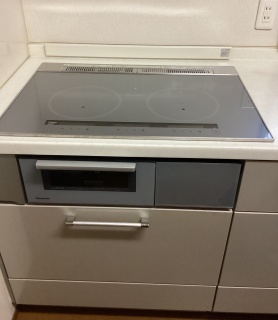 パナソニック　IHクッキングヒーター　KZ-AN57S-KJ 施工後