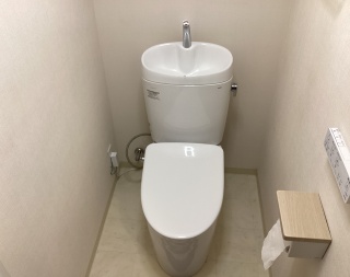 TOTO トイレ TSET-EXF1A-WHI-1 施工後