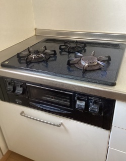 ハーマン ビルトインコンロ DG32T1VQ1-13A-KJ 施工前