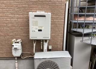 ノーリツ ガス給湯器 GT-C2472SAW-BL-13A-20A 施工前