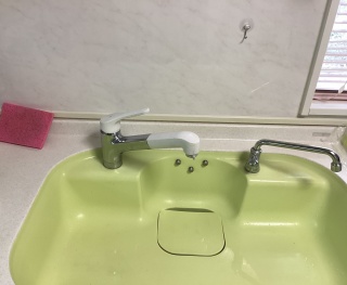 LIXIL　キッチン水栓　SF-A451SYXU-KJ 施工前